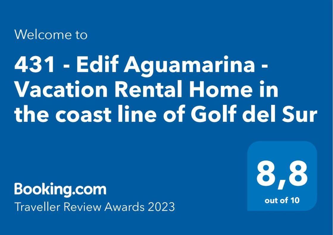 431 - Edif Aguamarina - Vacation Rental Home In The Coast Line Of Golf Del Sur San Miguel de Abona Exteriér fotografie